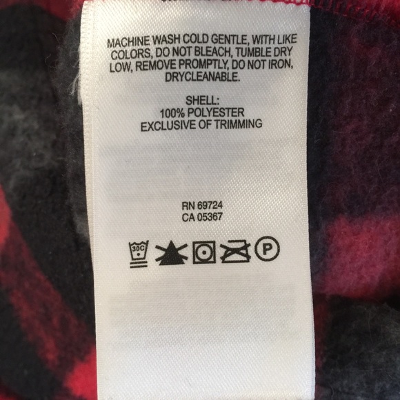 Columbia Boys Fleece Jacket Plaid Full Zip - Picture 8 of 10